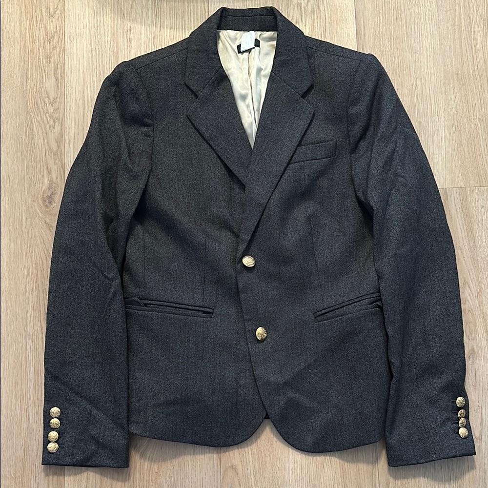 J Crew  Blazer with Gold Buttons